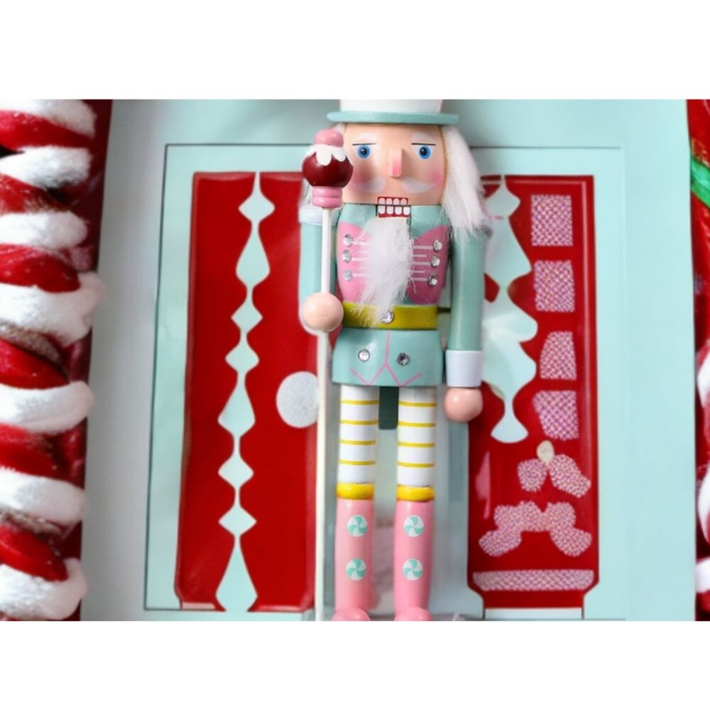 Christmas Nutcracker Soldier Wooden Statue Xmas Holiday Decor Table Decoration - Picture 5 of 16